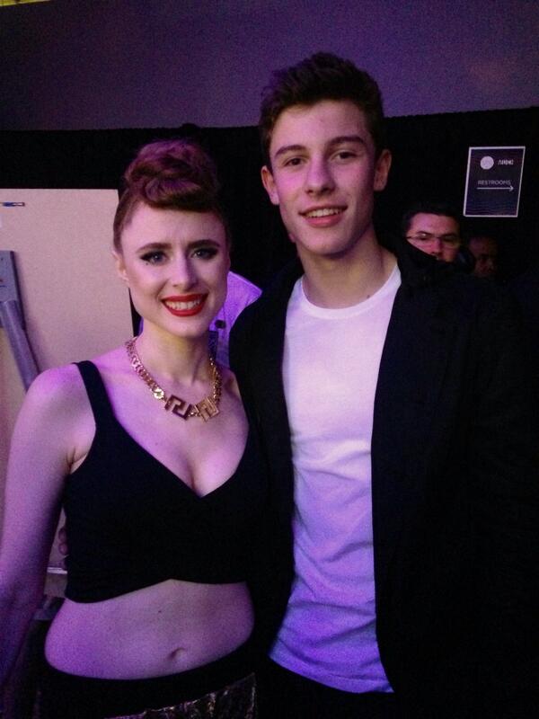 Rising stars!Meeting of <a href="/ShawnMendes/">Shawn Mendes</a> and <a href="/Kiesza/">Kiesza</a> in Toronto  last night