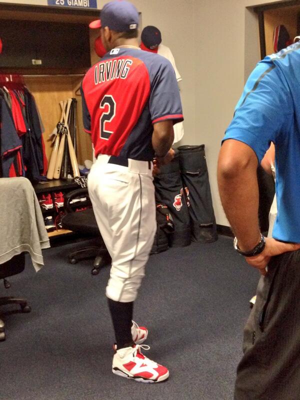 kyrie irving baseball cleats