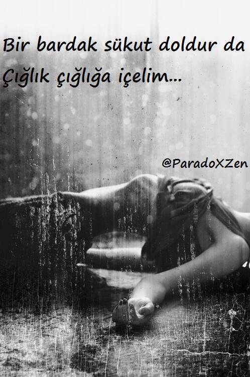 ParadoXZen's tweet image. Bir bardak sükut doldur geceye...
