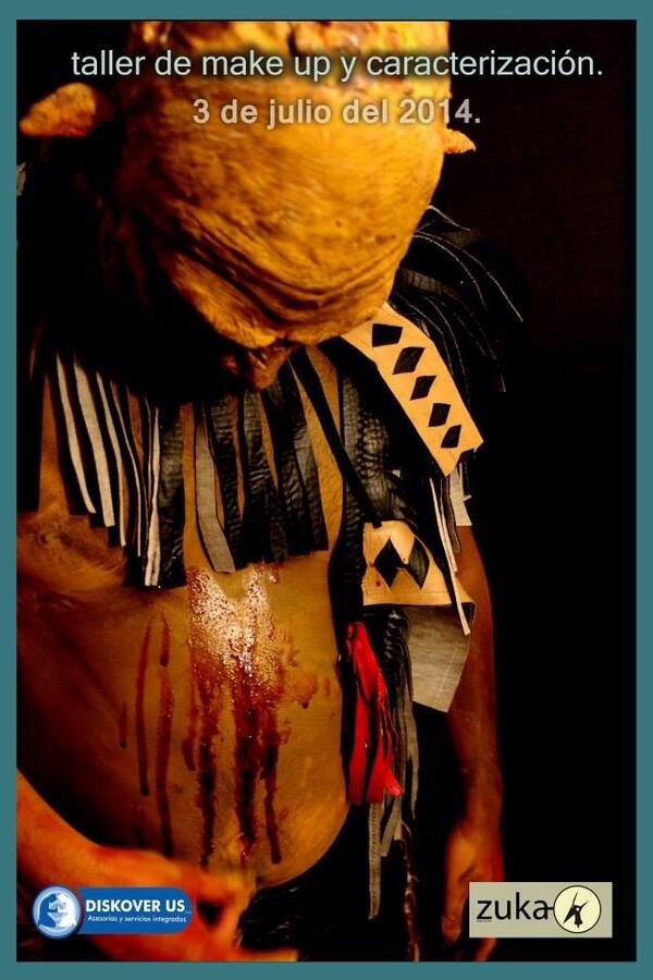 diskoverus's tweet image. Taller de make up