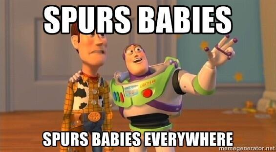 AprilMonterosa's tweet photo. Let's see how many #Spurs babies are born in the springtime. #NBAChamps http://t.co/eh02NnBMsh