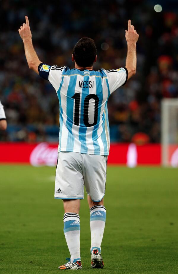 TeamMessi's tweet photo. Leo in Maracana. See Team #Messi's exclusive pics of Leo's 1st match at the #WorldCup at http://t.co/RRTJS75fvO http://t.co/XaBcAOIYEY