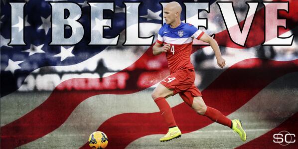 SportsCenter's tweet photo. #IBelieve.

#USMNT vs. Ghana 6 ET on @ESPN. » http://t.co/hU7G5AtZuP http://t.co/eRKAoqgbph