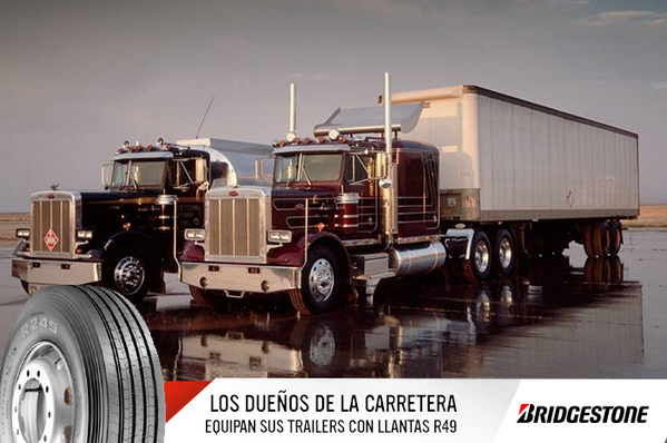 Bridgestone_Mx's tweet photo. Nuestra #R249 ofrece mayor rendimiento con un excelente confort. ¡Tu transporte lo merece! http://t.co/NVFXWg5Qf5 http://t.co/bfWk5J9iaw