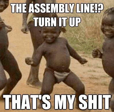 TheAssemblyLine's tweet image. found this little gem. #turnup #turndownforwhat #theassemblyline
