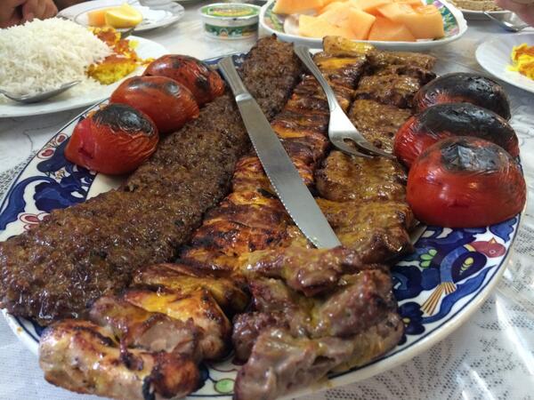 Bourdain's tweet image. Good food. From our new bestest buddies things keep going the way they’re going.