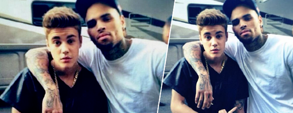 biebersmaniabr's tweet photo. "Pareciam dois irmãos", HL conta detalhes do encontro de Justin e Chris Brown em estúdio: http://t.co/y8oVjymVEp http://t.co/wIJCDXQDtu