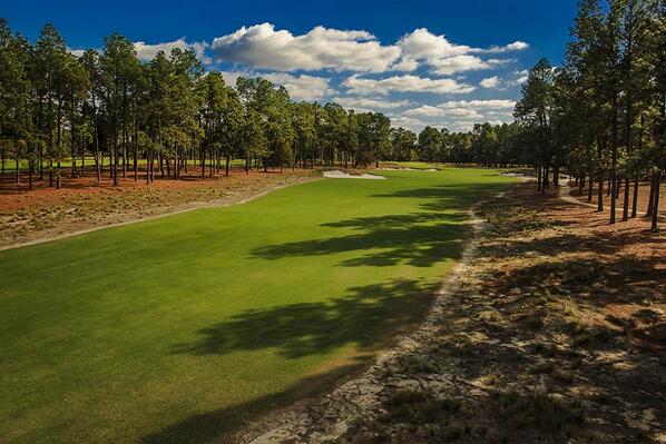 LPGA's tweet image. Pinehurst No. 2: Hole 10...Getting to Know Pinehurst #USWomensOpen #SameStage bit.ly/1vv1h0L