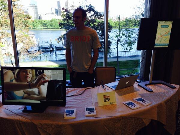 RyanIsKelly's tweet image. The @bridj team getting ready for #WebInno