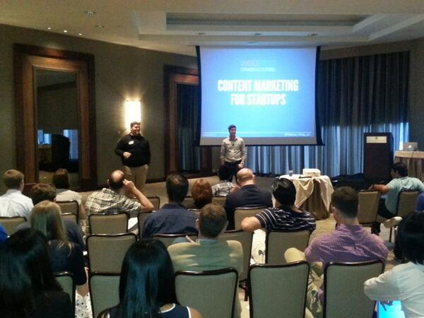 davidbeisel's tweet image. Second session at #WebInno with @Patticus @Jay_zo : Content Marketing for Startups Crash Course