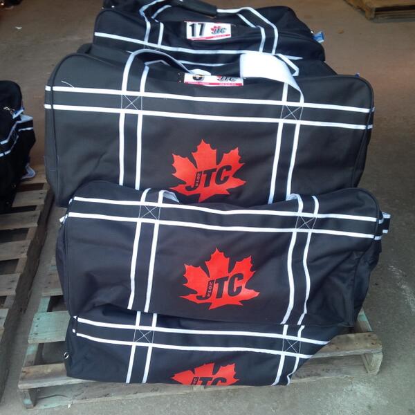 jtcballhockey's tweet photo. Packed and ready for camp in Penetang starting Wed and then off to Budapest for the WBHF Junior Championships #wjc14 http://t.co/hVNdIJ8Fj7