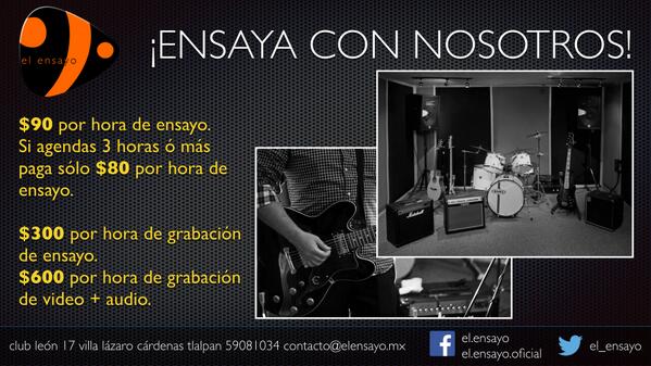 TrendSaysMx's tweet image. ¡ENSAYA CON NOSOTROS! #ElEnsayoLoHacesTú
