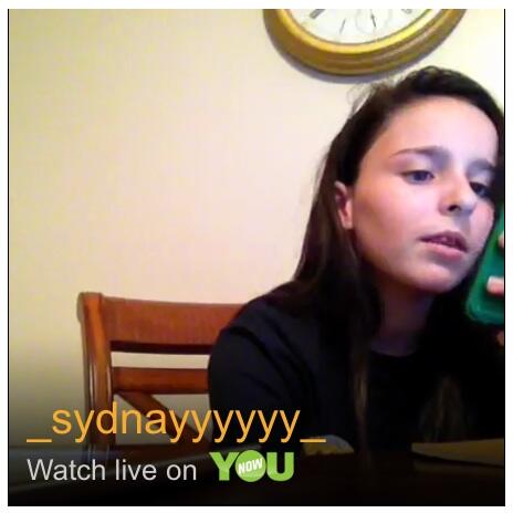 KobeThurmond's tweet photo. I don't always watch live shows, but when I do, I watch @_sydnayyyyyy_ on @YouNow. http://t.co/4Q0Bl29eBa http://t.co/XDYc3rx27h
