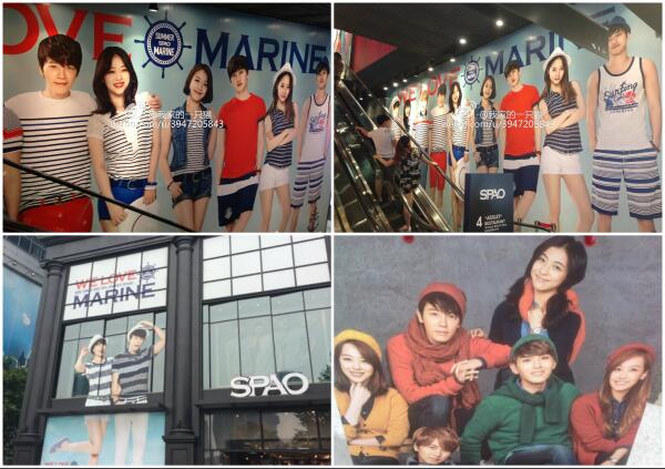 affxtionINA's tweet photo. [PHOTO] 140616 f(x) #Victoria #Luna #Sulli and #Krystal Ads in SPAO Stores. http://t.co/Op2Dcg12Nt