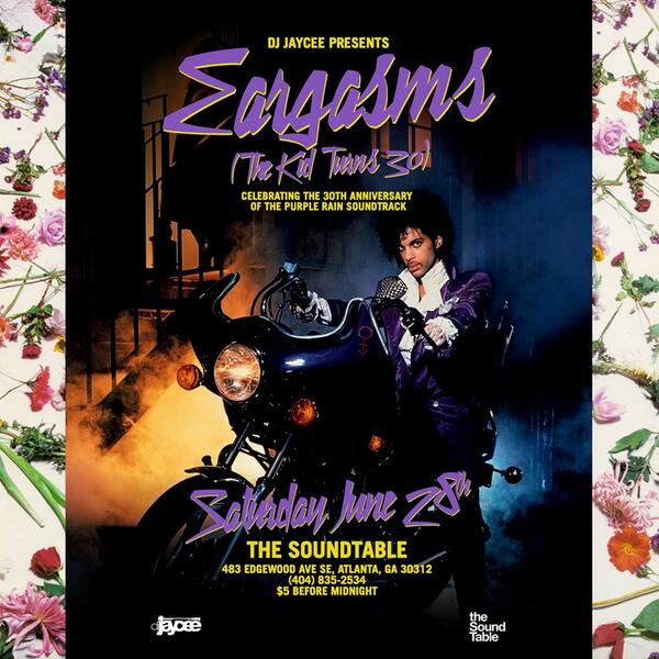 djapplejac's tweet photo. Make sure you're at @theSoundTable for "Eargasms: The Kid Turns 30" w/the homie @DJJaycee Sat. 6/28 http://t.co/SUcW1ie8tL