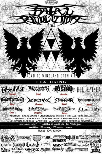 VotingMerch's tweet image. FIX.!!! Fatal Revolution Fest 2014 "22 Juni 2014 at Gedung Juang 45 - Nganjuk. \m/