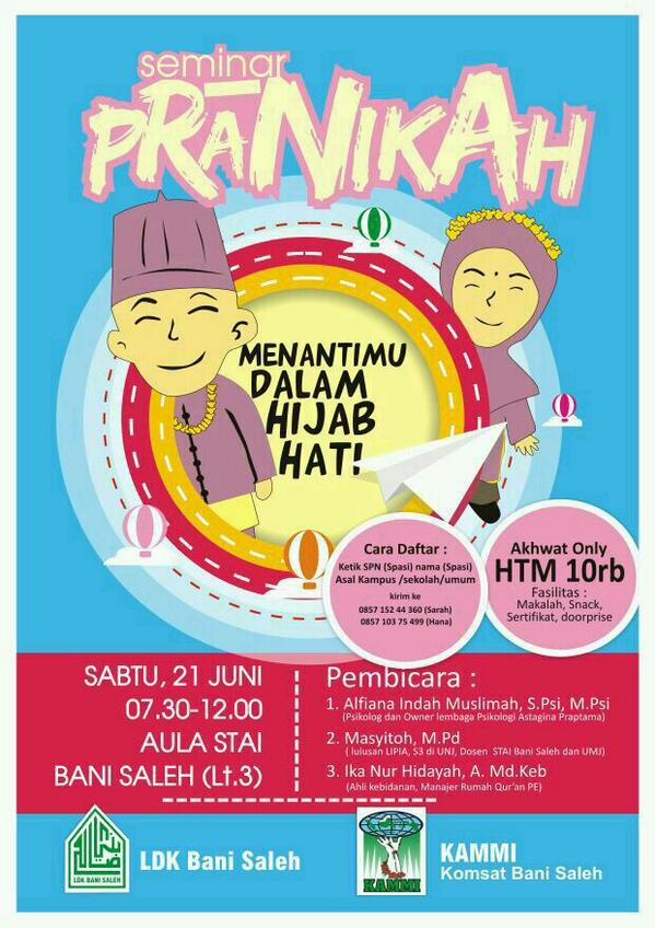 omahcreatif1's tweet photo. seminar pra nikah.. design by ocre http://t.co/fqQwv0KSpP