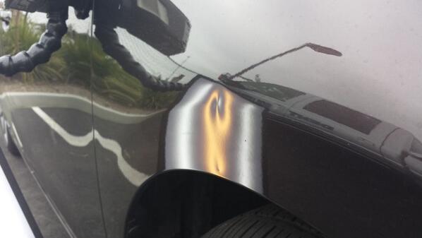 TheDentologist's tweet photo. 2014 lexus hybrid fender dent...before and after!
#dentsolution #thedentologist #paintlessdentremoval http://t.co/mAwn8VPhOx