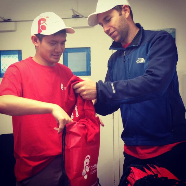 murrup_spirit's tweet image. @csapac volunteers Justin and Chris help pack Competitor Packs for the Netball Challenge tomorrow #ActivitiesProgram