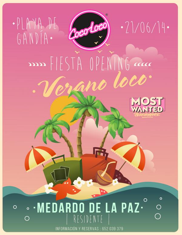 Arrancando verano!!!El templo de la locura te prepara la fiesta que dará comienzo a todo! on.fb.me/1ozGbia