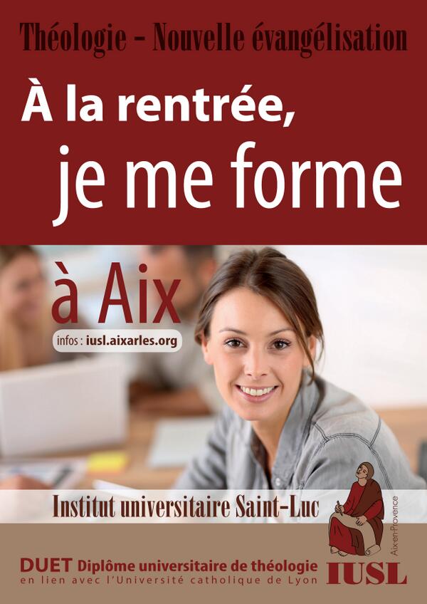 DioAixArles's tweet photo. @iuslaix Lancement de l'Institut universitaire St Luc #Aix #Bible #Théo #évangélisation #DUET http://t.co/LkIJv5Un8Q http://t.co/WuxnZpYMj1