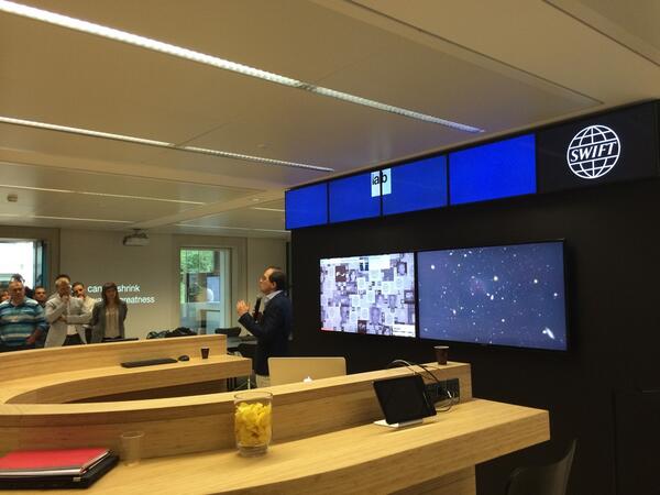 Innotribe's tweet image. Congratulations @swiftcommunity on the launch of #SWIFTlab great keynote by @hinssen