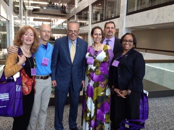 DeanLibman's tweet image. Hanging w Sen. Schumer to stomp out pancreatic cancer.  @PanCAN #keepstomping