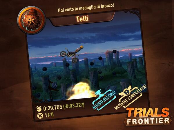 Palazzo_'s tweet photo. Fantastica vittoria in Trials Frontier! Scarica subito quest'app e prova a battere il mio tempo!
iOS: h http://t.co/WzkER3RoHa