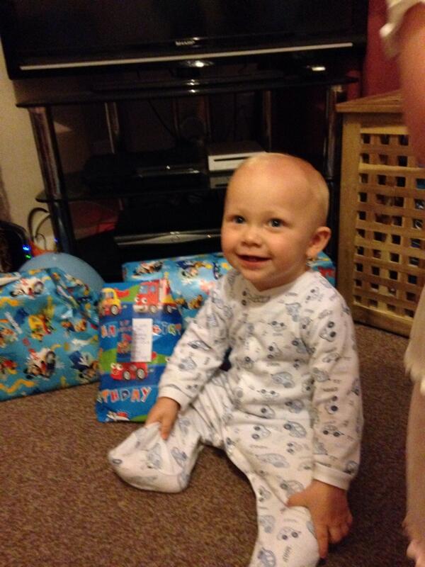 Happy 1st birthday to my little man!!