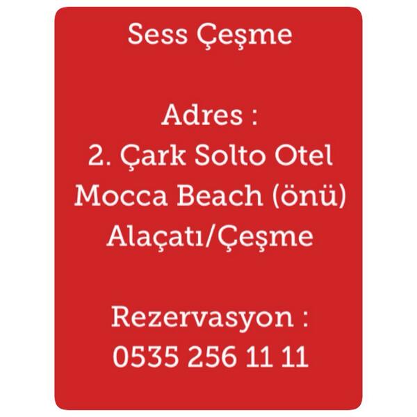 cesmesess's tweet photo. Sess Çeşme
adres &amp; rezervasyon http://t.co/G5FeWSw0Gm