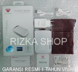 Powerbank Vivan 12.000mah Rp 350.000 
2 Output 1A 
Garansi1 Tahun Resmi
SMS 088213017331-PIN BB  33089BD9