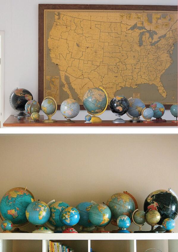 ScarabProjects's tweet image. “@globemakers: Decorating with Globes bellerbyandco.com/blog/photos-2/… http://t.co/CyGrh2mxJ4” nice idea!