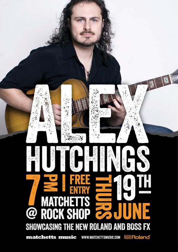 Gettin excited..#AlexHutchings in-store this Thurs 7pm showcasing latest <a href="/RolandIreland/">Roland Ireland</a> &amp; BOSS product #free #belfast