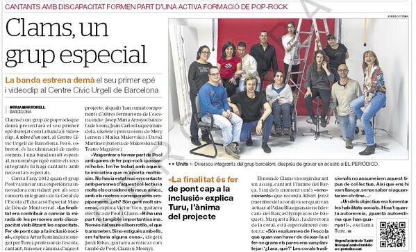 bibliosdespi's tweet photo. Moltes felicitats a CLAMS!!! Ens alegrem molt! @MUSICXINCLUSIO @CostaEduard @elenaembuena #santjoandespi #musica http://t.co/djFxS8t3eu