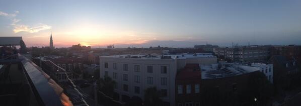 The_IndianJones's tweet photo. View from the Roof Bar in Charleston http://t.co/lGpOy8jxr0