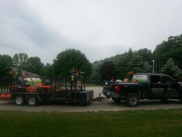 GreenCleanProp's tweet image. Calm before the storm?   Sounds like cannons off in the distance!  #orangeville