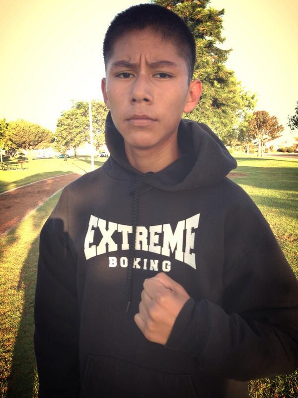 ExtremeBoxing's tweet image. While most 13 year olds are asleep, this one is out there at 6am putting in the hard work #motivated #boxing