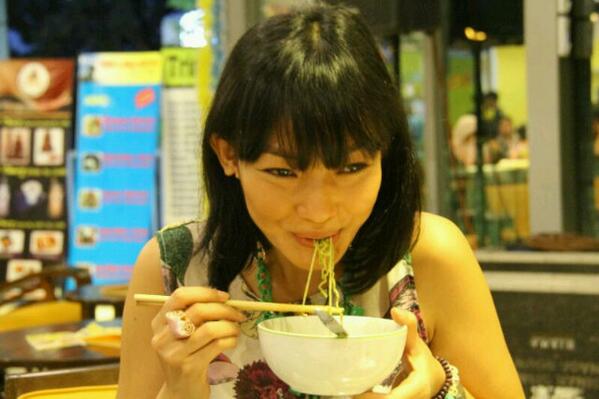 Sensasi Mie Hijau therapy emang mantap...