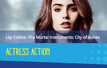 JamieCBItaly's tweet photo. E infine terza nomination ... Actress in an Action Movie (Lily) http://t.co/8facm4o6xN