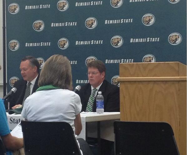 leahb_11's tweet photo. I cannot think of anyone more deserving to be the next Bemidji State Women's hockey coach!! Congrats Jim!!! http://t.co/EQH6qHmXLa