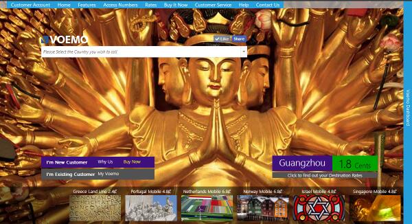 Voemo's tweet image. With Voemo,you can call from 1.8 Cents/Minute To China.
Voemo.com is a premium quality calling service.