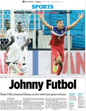 SportsCenter's tweet photo. Move over Manziel, there’s a new Johnny in town. (via @PhillyInquirer) http://t.co/MPu0terh2G