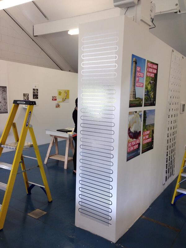 Final vinyl piece put up for #fridgeworthy  We look forward to seeing you all at the show.