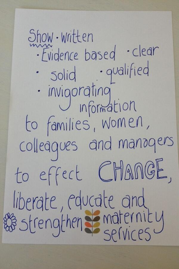 JennytheM's tweet image. #effectChange #midwives
