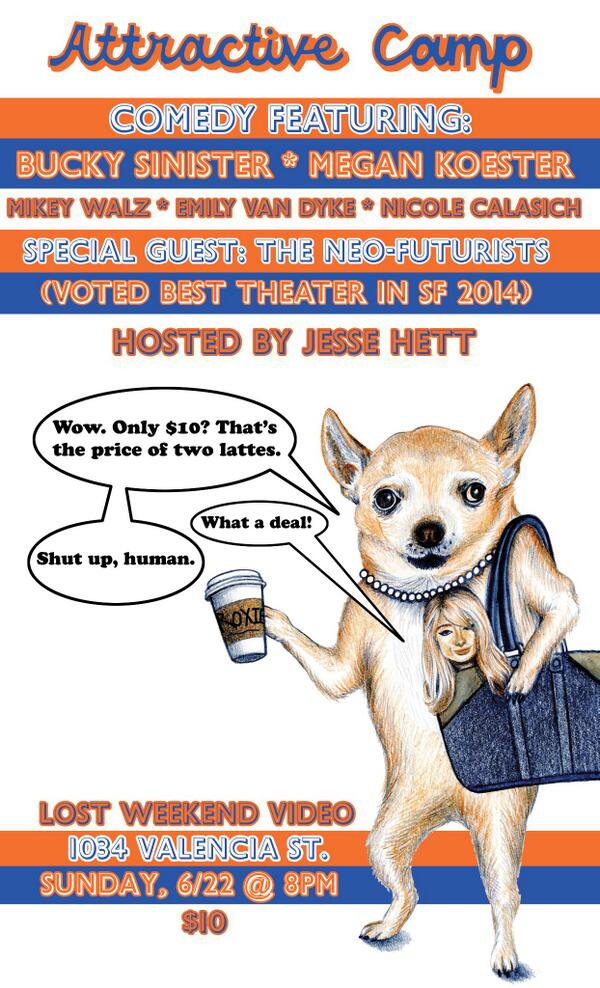 AttractiveCamp's tweet photo. .@AttractiveCamp w/ heartthrobs @mikeywalz @EmilyVanDyke765 @bornferal at @sflostweekend TIX http://t.co/t1Y3kKVZek http://t.co/5ZRXynGpKp