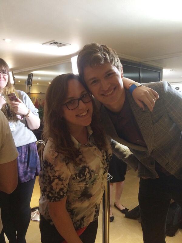 TFIOS_Movie's tweet photo. I just met @AnselElgort!!!! http://t.co/o34aTiBYBm
