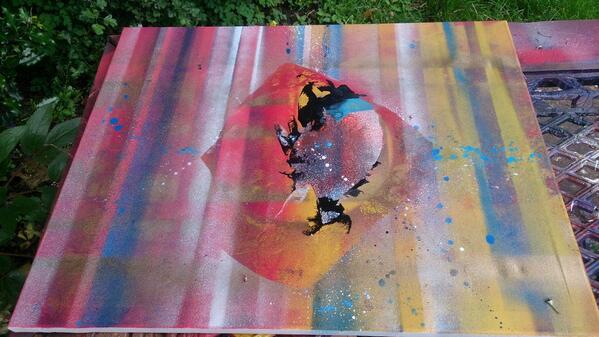 TimFowler17's tweet image. New painting check out timhouseham.com for more x