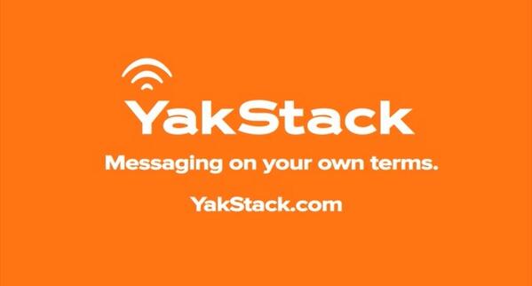 MyYakStack's tweet image. YakStack: Messaging on your own terms. YakStack.com #YakStack #StartUp