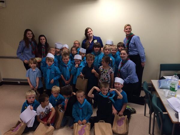 TashaaS's tweet photo. @7thAirScouts beavers at @tesco_2833 for the farm to fork trail http://t.co/p1Gz4KB1Nj