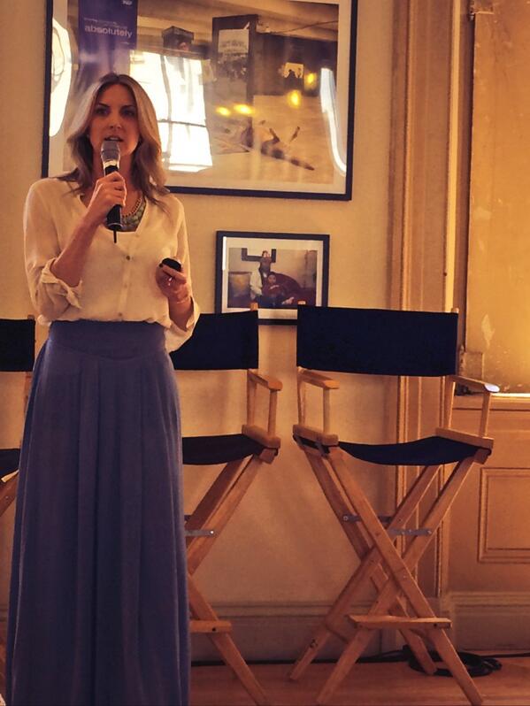 jill_rowley's tweet image. 👍 @elca22: @rebekahiliff looking stunning for her key note presentation at #SFPRSummit. Loving your #ConferenceStyle